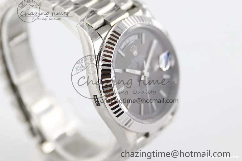 AAA Replica Watches Practical Best on 904L SS A Day TWF Bracelet Date 40mm SS Steel Grey 2358 Dial 1:1 Edition 0102